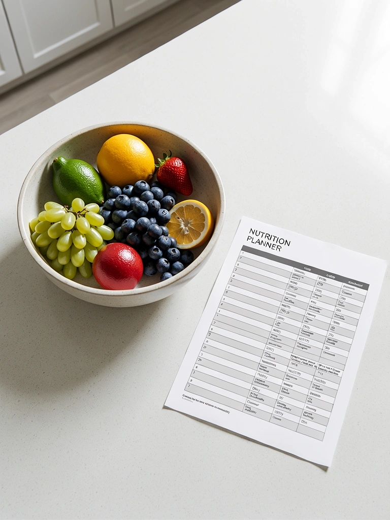 Frutas frescas y planificación nutricional