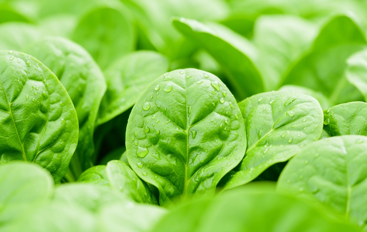 Espinacas frescas